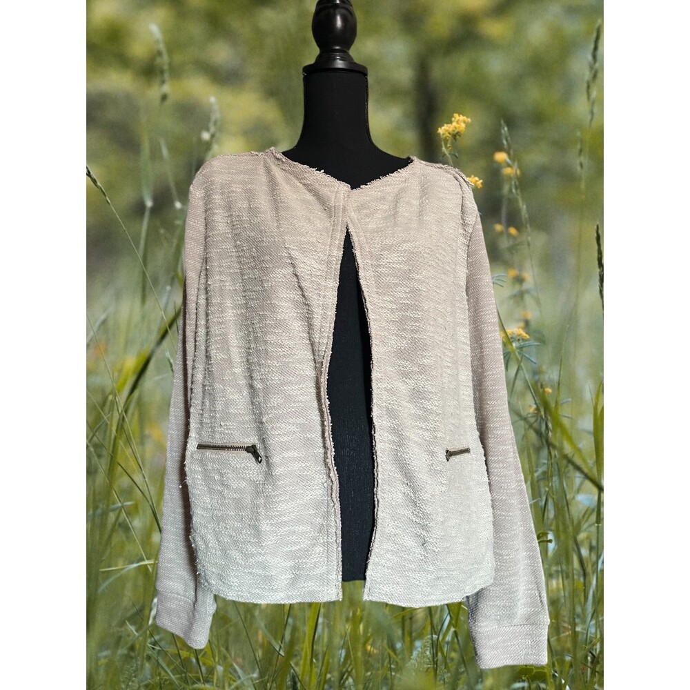 Caslon Neutral Blazer, Size 1/L